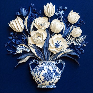 De Delfts Blauwe tulpen